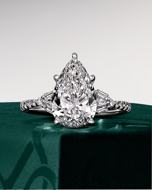 Shop engagement rings from Chosen by Jared with unique accents.